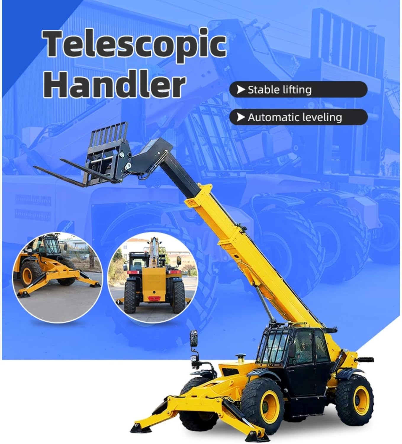 buy telehandler multi-function forklift,telescopic handler for sale,best telehandler with crane jib,telehandler pros cons material handling,should I buy a telehandler,telehandler vs alternatives unboxing and complete package contents