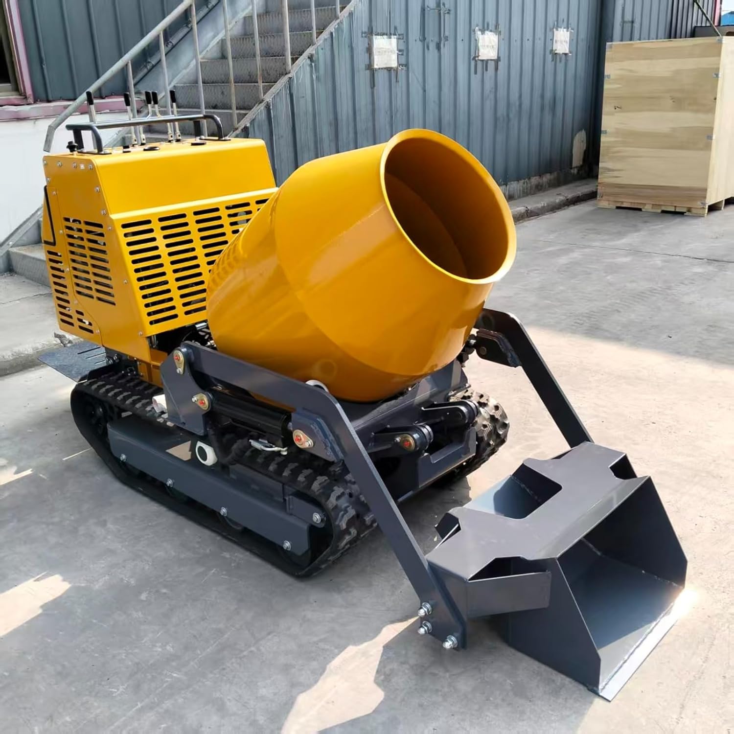 crawler cement mixer review,cement mixer with loading shovel,crawler concrete mixer pros cons,should I buy a crawler cement mixer,heavy duty cement mixer vs alternatives,crawler mixer worth buying performance testing and real-world results