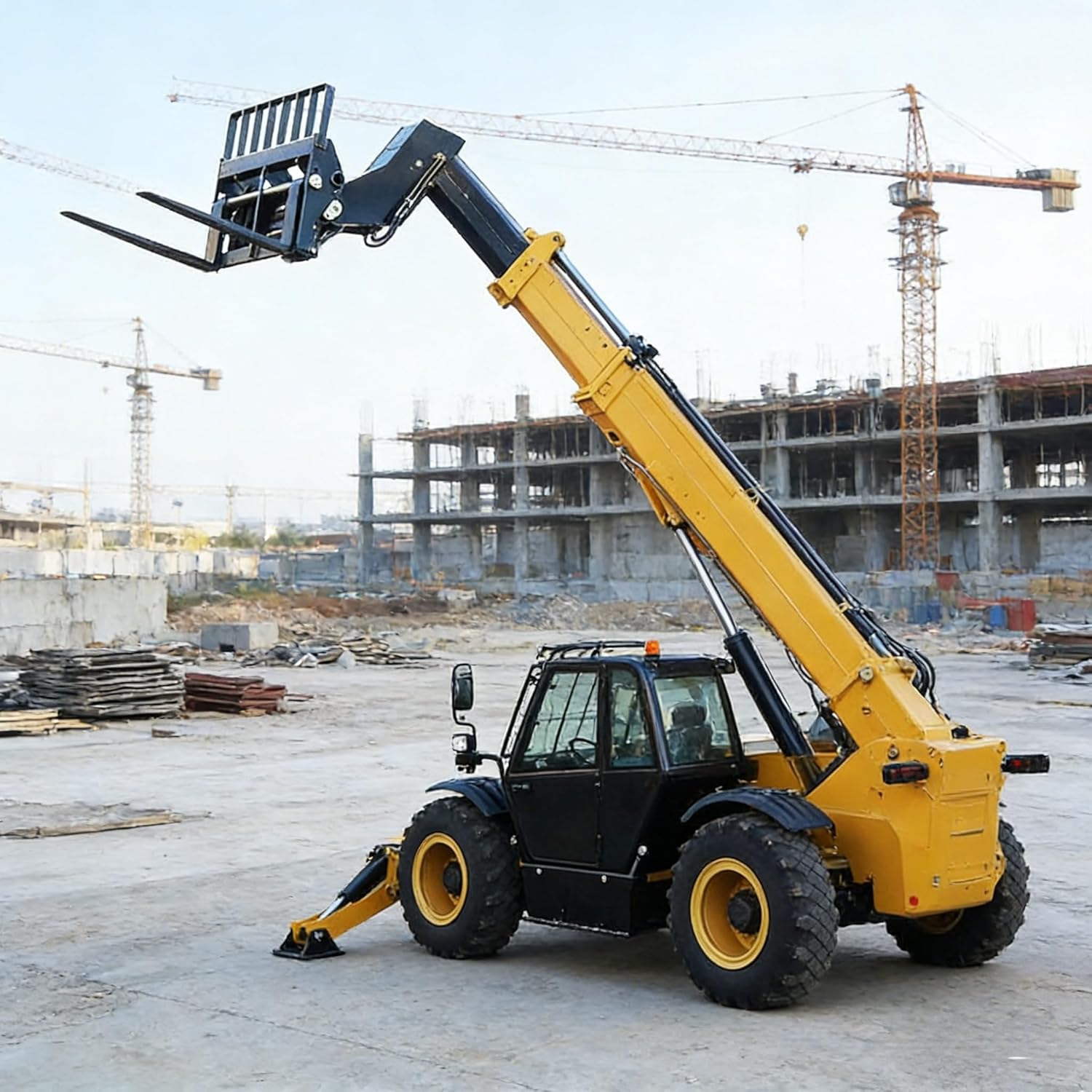 heavy duty telescopic forklift,should I buy a telescopic forklift,telescopic forklift vs standard forklift,telescopic forklift pros cons,best telescopic handler for construction,telescopic forklift worth buying - detailed features and technical specifications