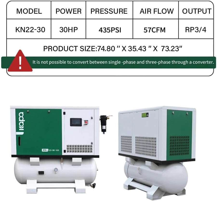 kapa 30hp rotary screw air compressor review,kapa 30hp rotary screw air compressor features,is kapa rotary screw air compressor worth it,best industrial rotary screw air compressor,30hp air compressor pros cons,kapa 4-in-1 air compressor vs competitors unboxing and complete package contents