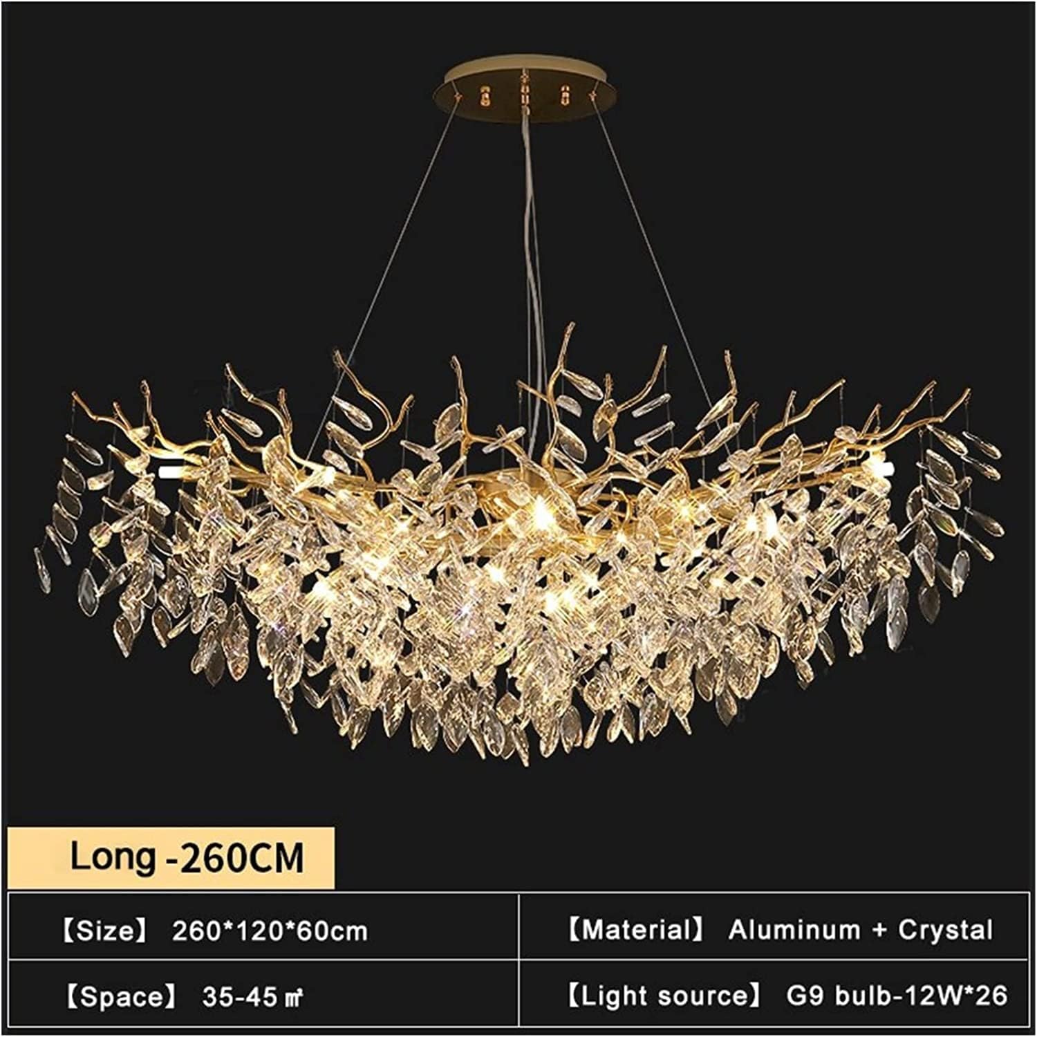 modern gold chandelier review unboxing and complete package contents