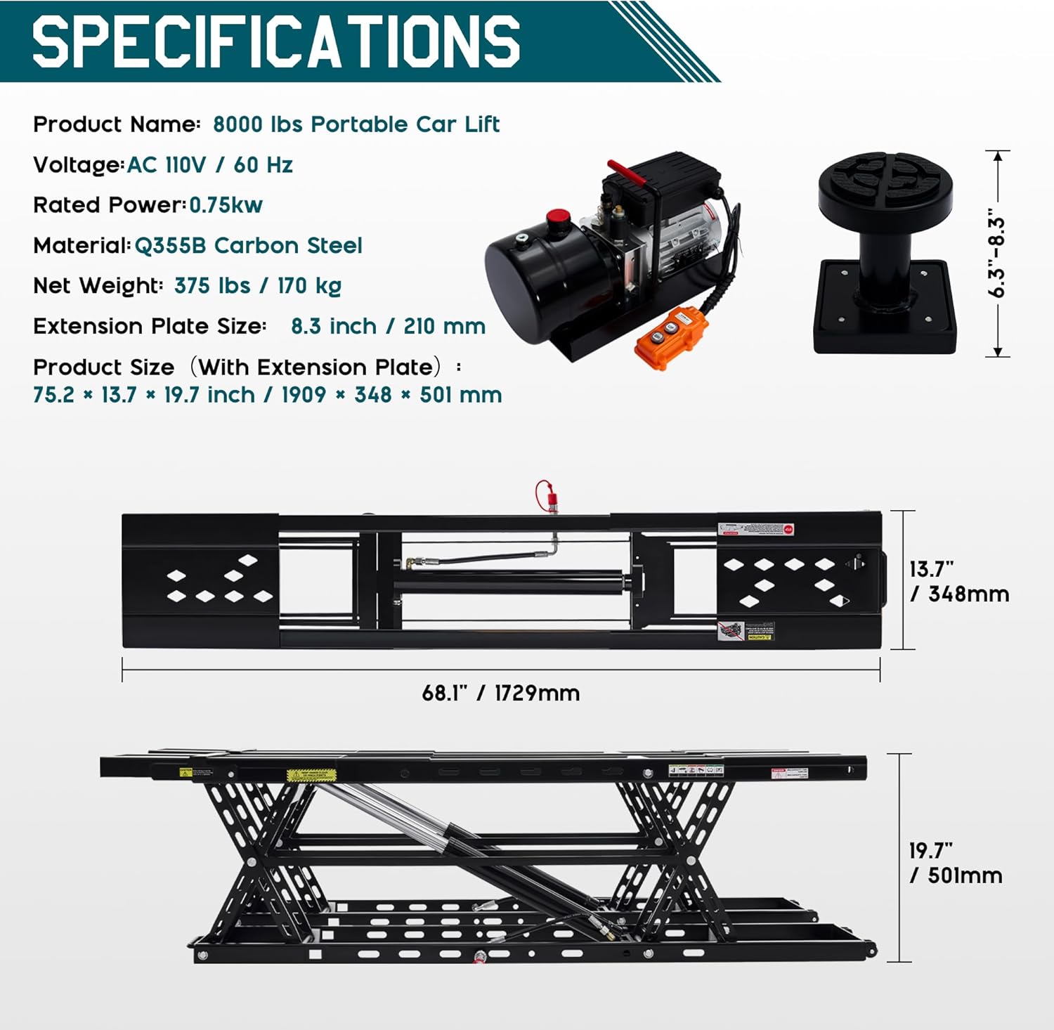 Albott 8000 LBS portable car lift review,Albott portable car lift review and rating,Albott 8000 LBS car lift worth buying,Albott car lift review pros cons,Albott 8000 LBS car lift honest opinion,Albott portable car lift review verdict unboxing and complete package contents