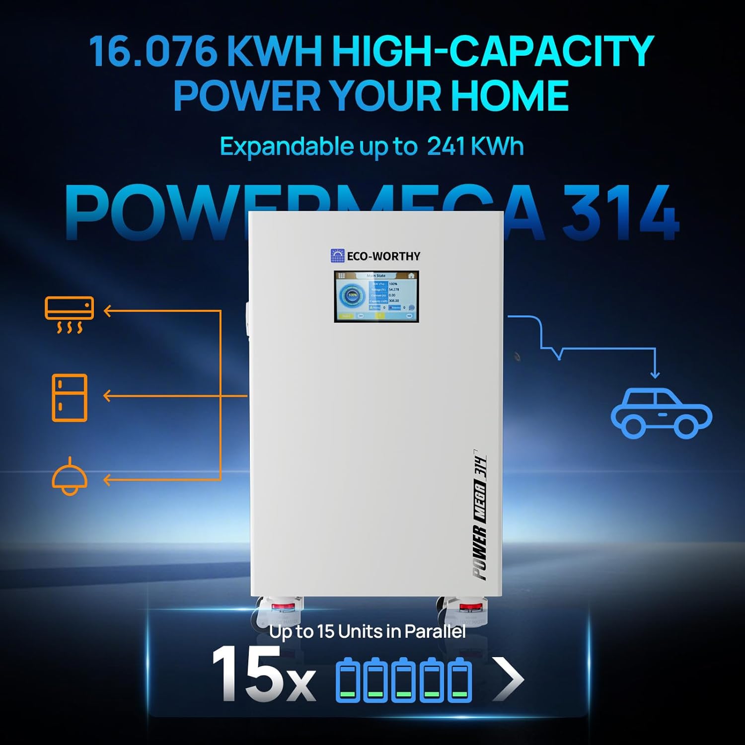 Step-by-step guide for ECO-WORTHY Powermega 48V 314Ah review,ECO-WORTHY LiFePO4 battery pros cons,48V 314Ah battery for off-grid solar,should I buy ECO-WORTHY Powermega,best home backup battery 2025,ECO-WORTHY vs alternatives - complete tutorial
