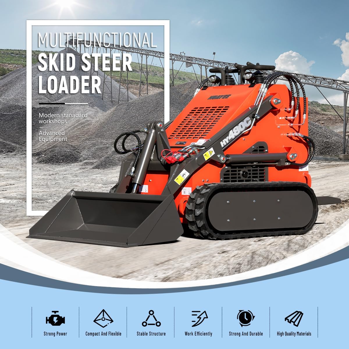 Step-by-step guide for HUAYEE HY480C mini skid steer review,should I buy HUAYEE HY480C,HUAYEE HY480C pros cons,HUAYEE HY480C vs alternative,mini skid steer worth buying,best tracked mini skid steer - complete tutorial