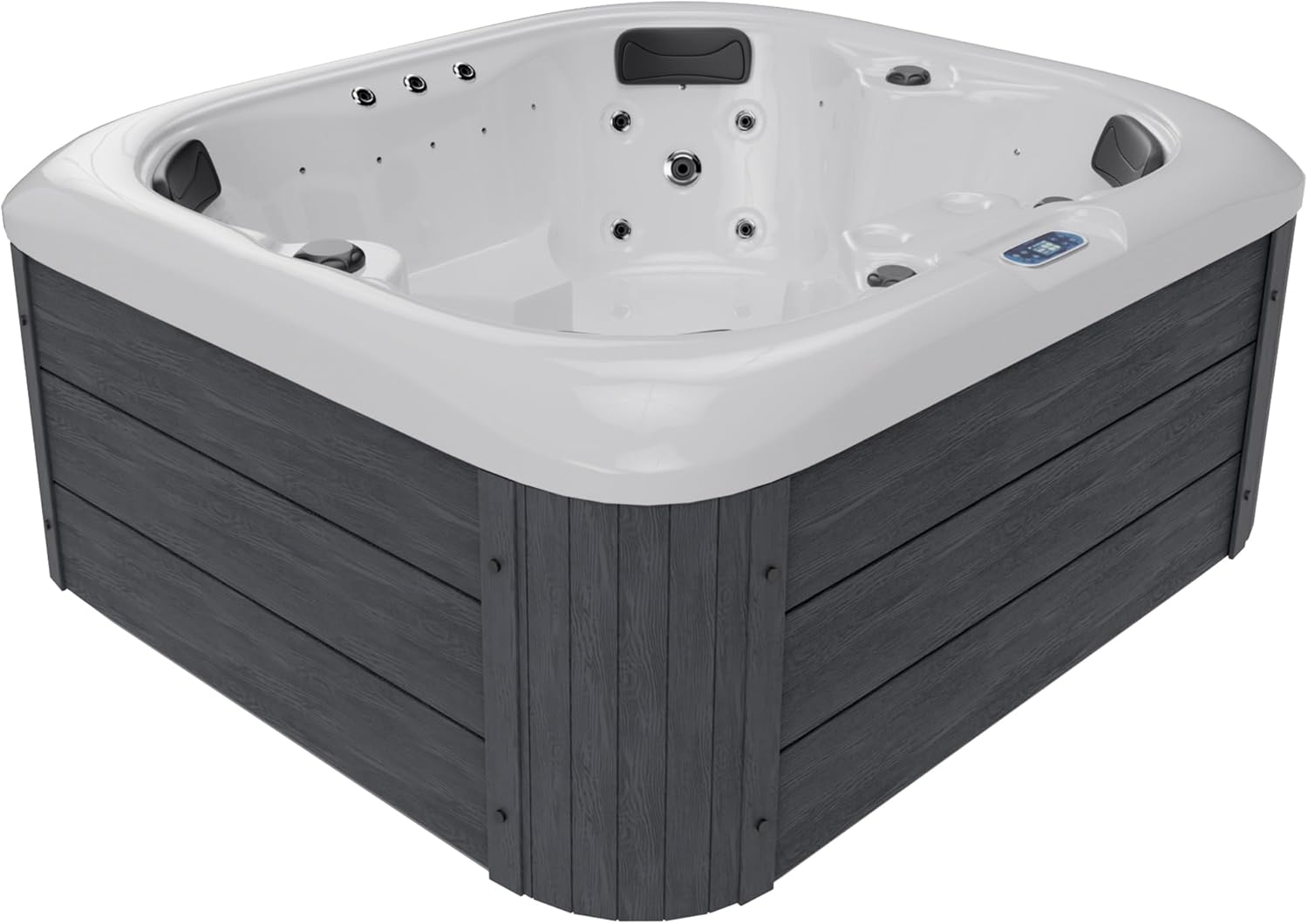 Jocisland 4 Person Outdoor Hot Tub: Honest Pros & Cons Review 1 Jocisland 4 person outdoor hot tub features including 23 jets LED lights and waterfall