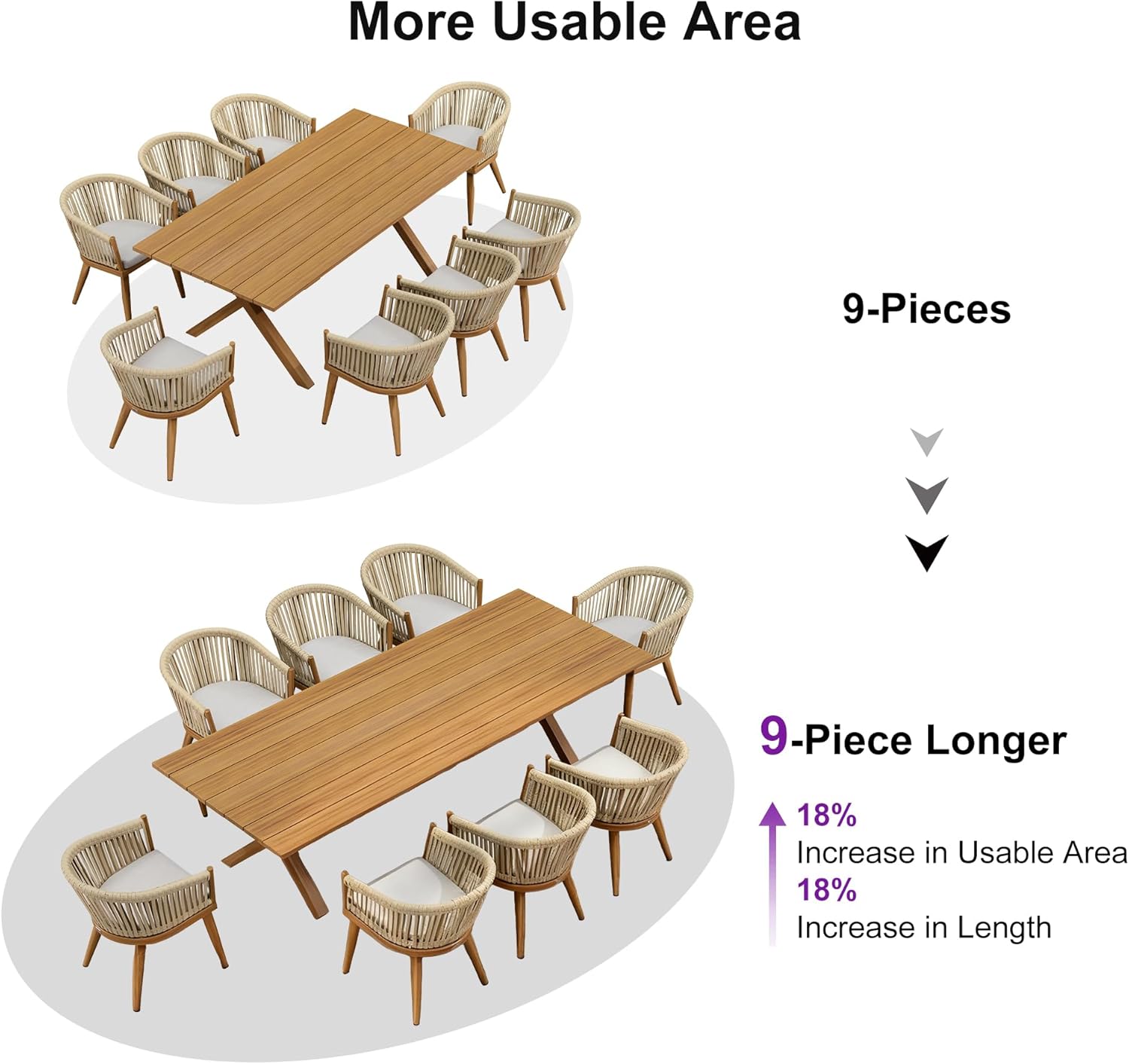 PURPLE LEAF 9 Piece Longer Outdoor Dining Set review,PURPLE LEAF outdoor dining set review and rating,is PURPLE LEAF 9 piece dining set worth buying,PURPLE LEAF aluminum dining set review pros cons,PURPLE LEAF wicker chair set review honest opinion,PURPLE LEAF patio dining set review verdict performance testing and real-world results