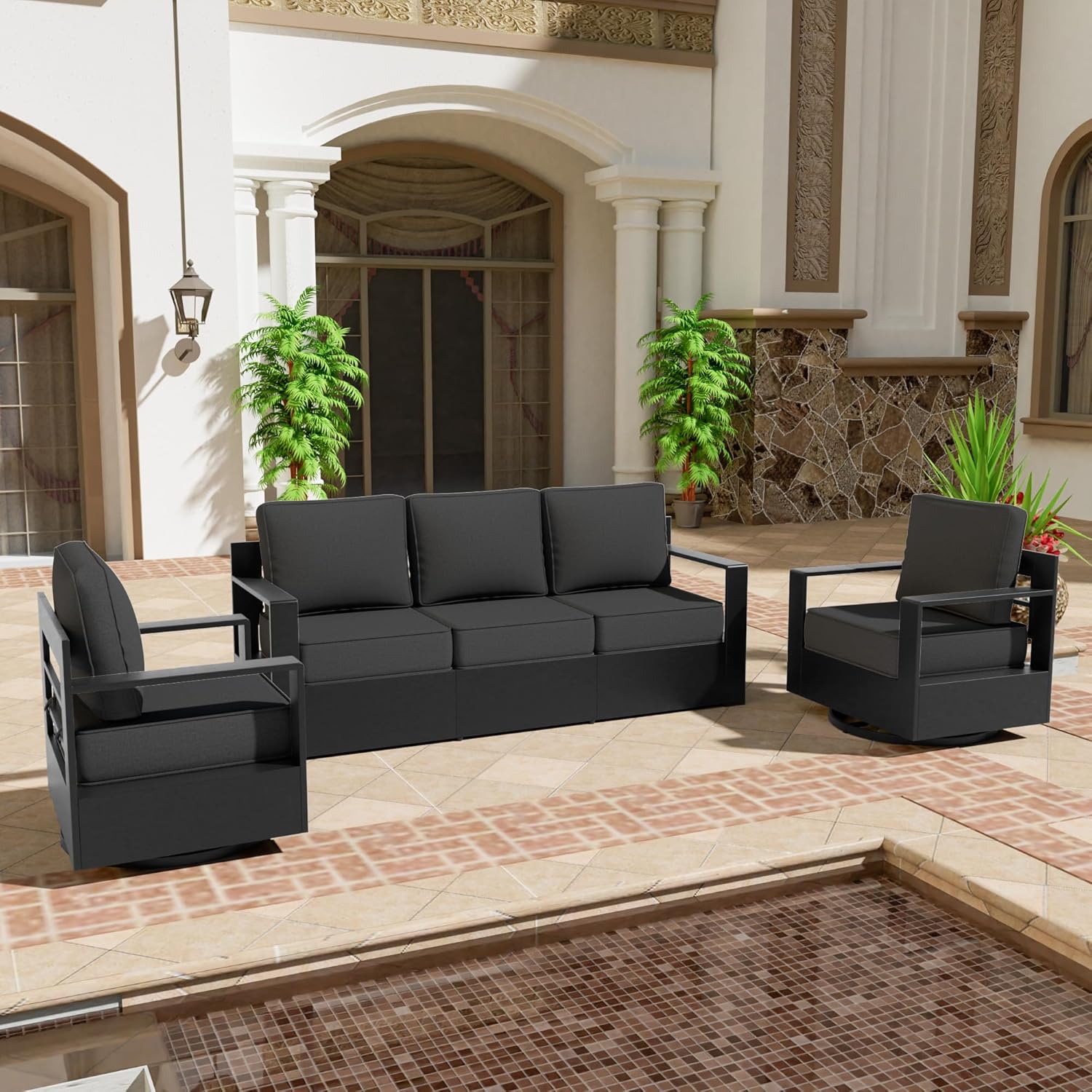 Qsoer patio set review,Qsoer 3 piece outdoor set review,Qsoer swivel patio furniture review,Qsoer aluminum set review worth buying,Qsoer patio set review pros cons,Qsoer patio set review verdict unboxing and complete package contents