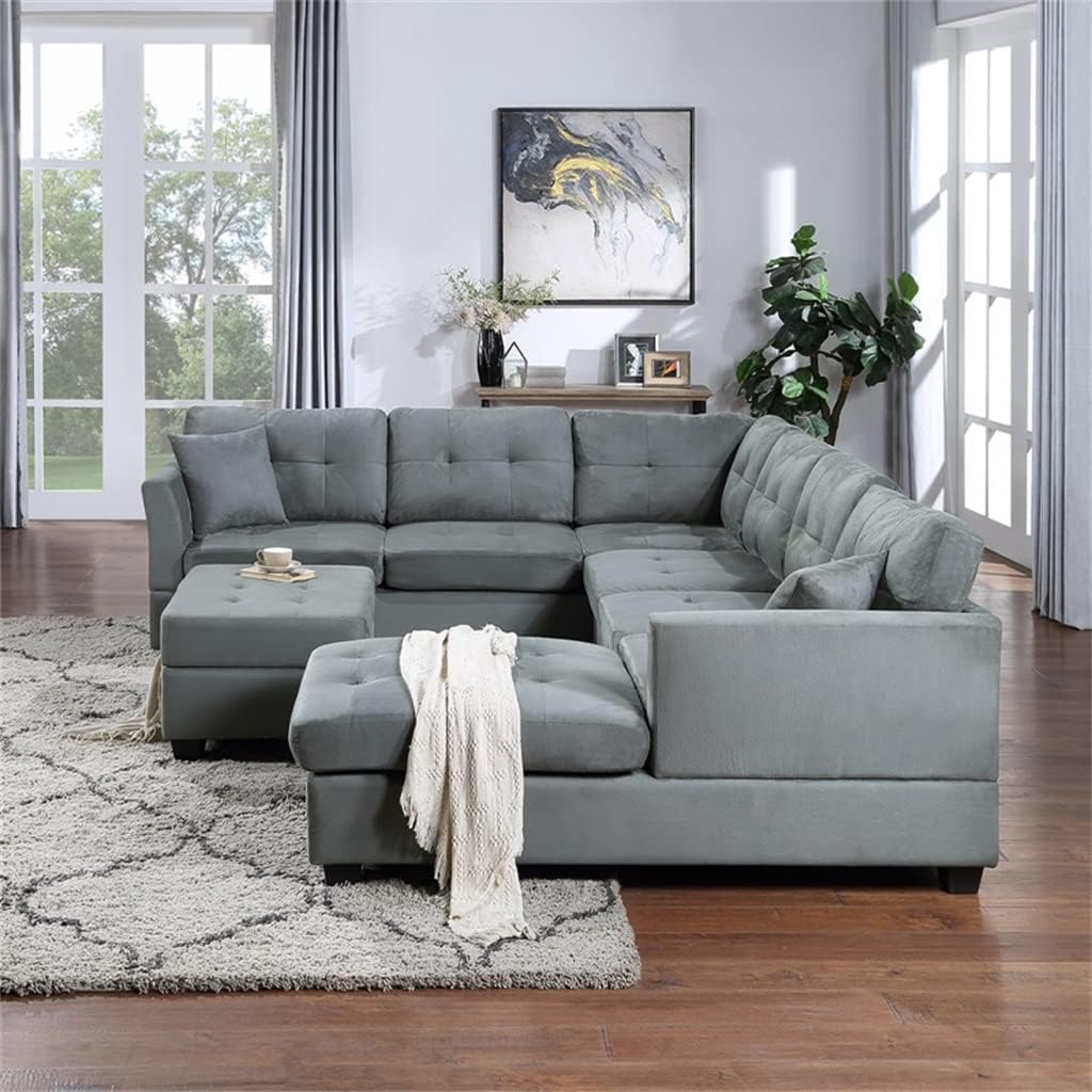 U-Style Upholstery Sectional Sofa review,sectional sofa with storage ottoman review,U-style sofa review and rating,is U-style sectional worth buying,U-style upholstery sofa review pros cons,DUYHBAWRS sectional sofa review verdict performance testing and real-world results