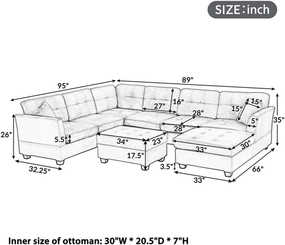 Step-by-step guide for U-Style upholstery sectional sofa review,sectional sofa with storage ottoman review,U-shaped sectional sofa review pros cons,HSIJYGX sectional sofa review honest opinion,corner sofa set review worth buying,best U-style sectional sofa review - complete tutorial