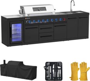 Image 1 of VESTIVIUM 8-burner modular outdoor kitchen review