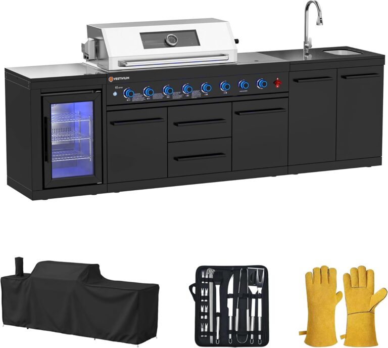 Image 1 of VESTIVIUM 8-burner modular outdoor kitchen review