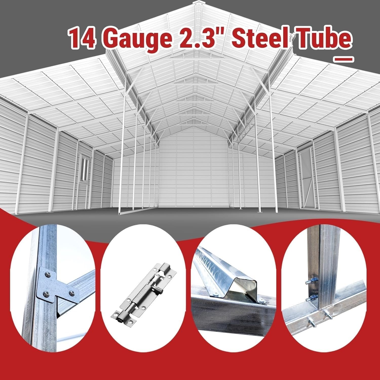 Yuntu Rapid Drive 42x30 Metal Storage Shed Review: Honest Pros & Cons 4 Yuntu Rapid Drive 42x30 metal storage shed review,42x30 metal building worth buying,Yuntu Rapid Drive storage shed pros cons,heavy duty steel garage for RV,best large metal storage shed,should I buy Yuntu Rapid Drive shed performance testing and real-world results