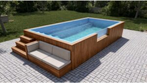 Image 1 of container pool portable