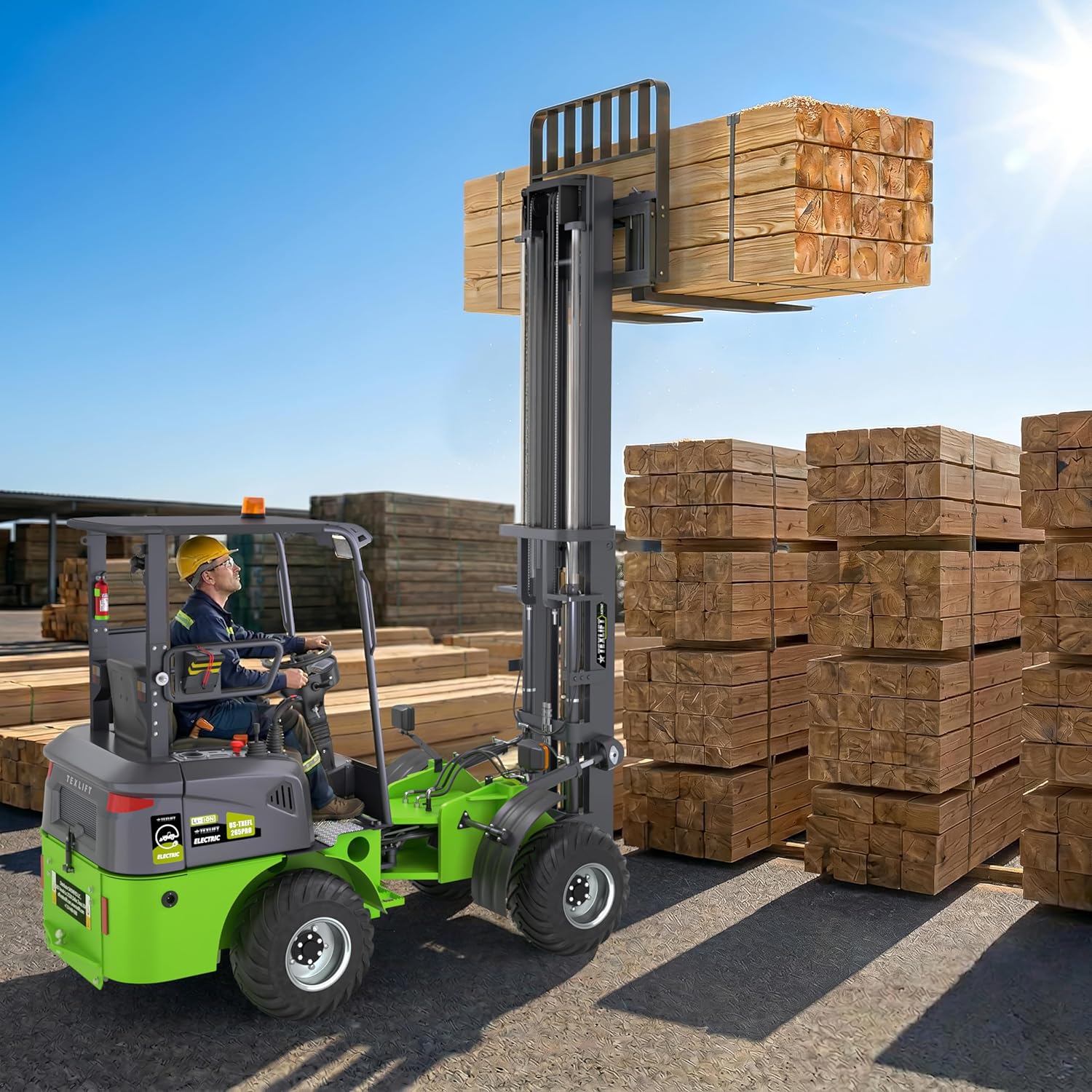 Electric Off-Road Forklift 2650 lb Honest Review: Real Pros & Cons 3 Step-by-step guide for electric off-road forklift 2650 lb,buy electric forklift for rough terrain,4x4 electric forklift vs diesel,lithium battery forklift pros cons,best electric pallet stacker for construction site,heavy duty outdoor forklift worth buying - complete tutorial