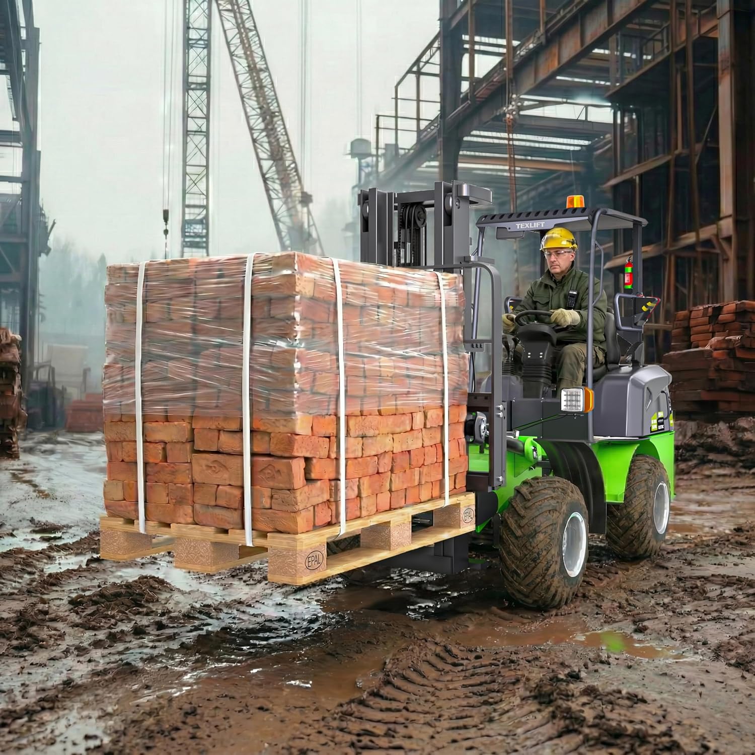Electric Off-Road Forklift 2650 lb Honest Review: Real Pros & Cons 4 electric off-road forklift 2650 lb,buy electric forklift for rough terrain,4x4 electric forklift vs diesel,lithium battery forklift pros cons,best electric pallet stacker for construction site,heavy duty outdoor forklift worth buying performance testing and real-world results