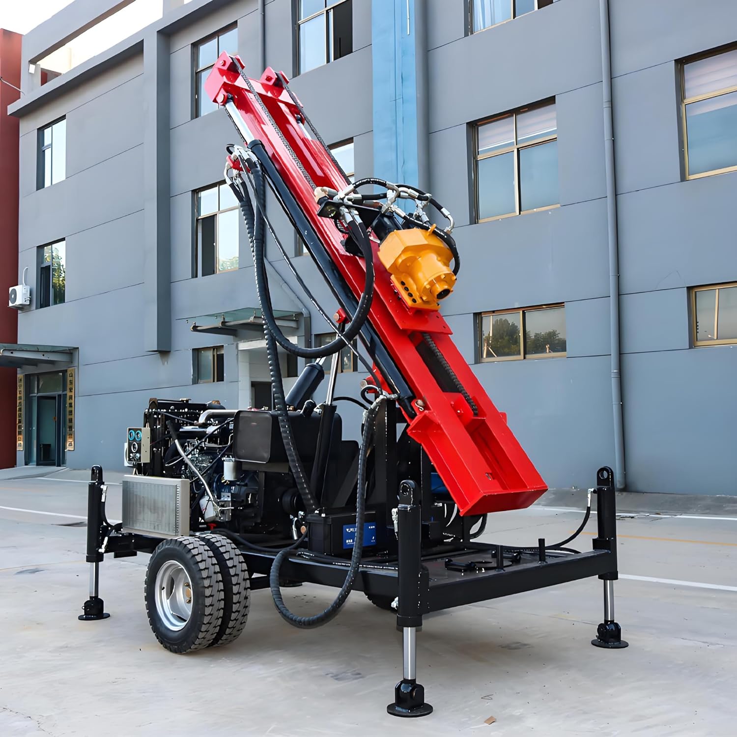 hydraulic water well drilling rig review,best compact well drilling machine,hydraulic borehole drilling rig pros cons,should I buy a portable well drill,all-terrain groundwater drill worth buying,homestead water well drill comparison unboxing and complete package contents