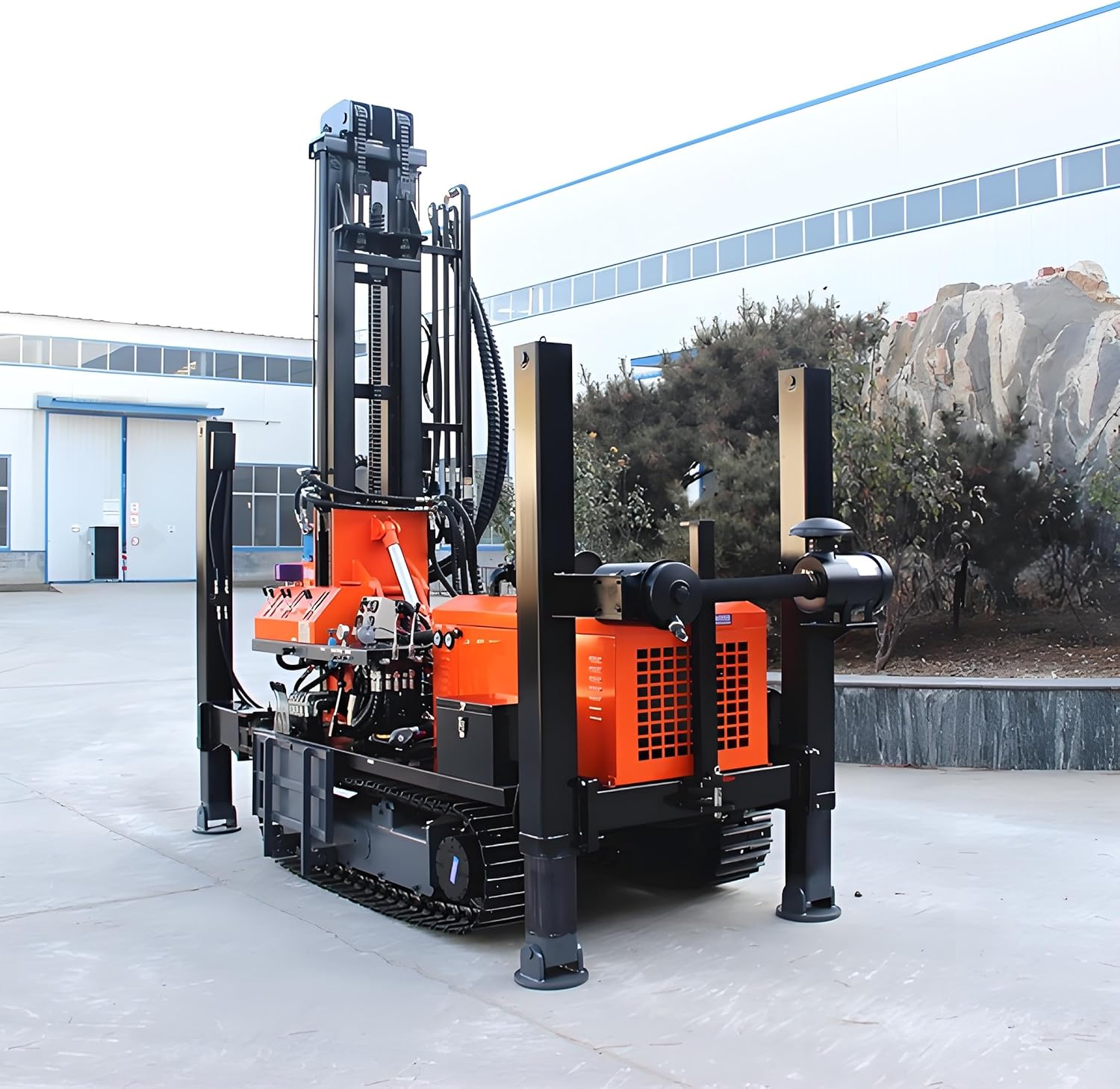 mini borehole drilling rig,portable crawler well drilling machine,compact ground drill equipment,soil testing drill machine,mini water well drill rig review,is mini borehole drilling rig worth buying unboxing and complete package contents