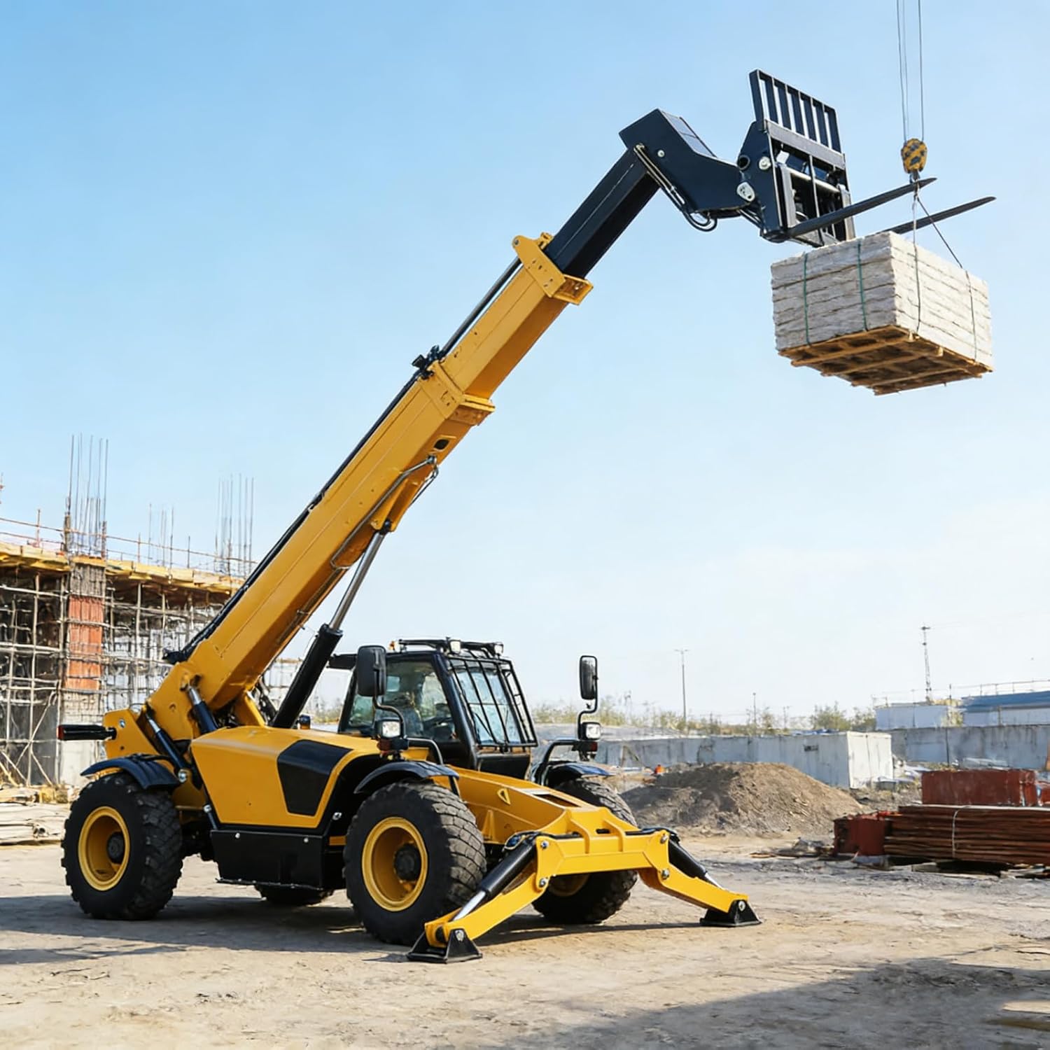 telescopic forklift truck review,should I buy a telehandler,telescopic forklift pros cons,best telescopic handler for construction,telehandler vs forklift comparison,telescopic forklift worth buying - detailed features and technical specifications